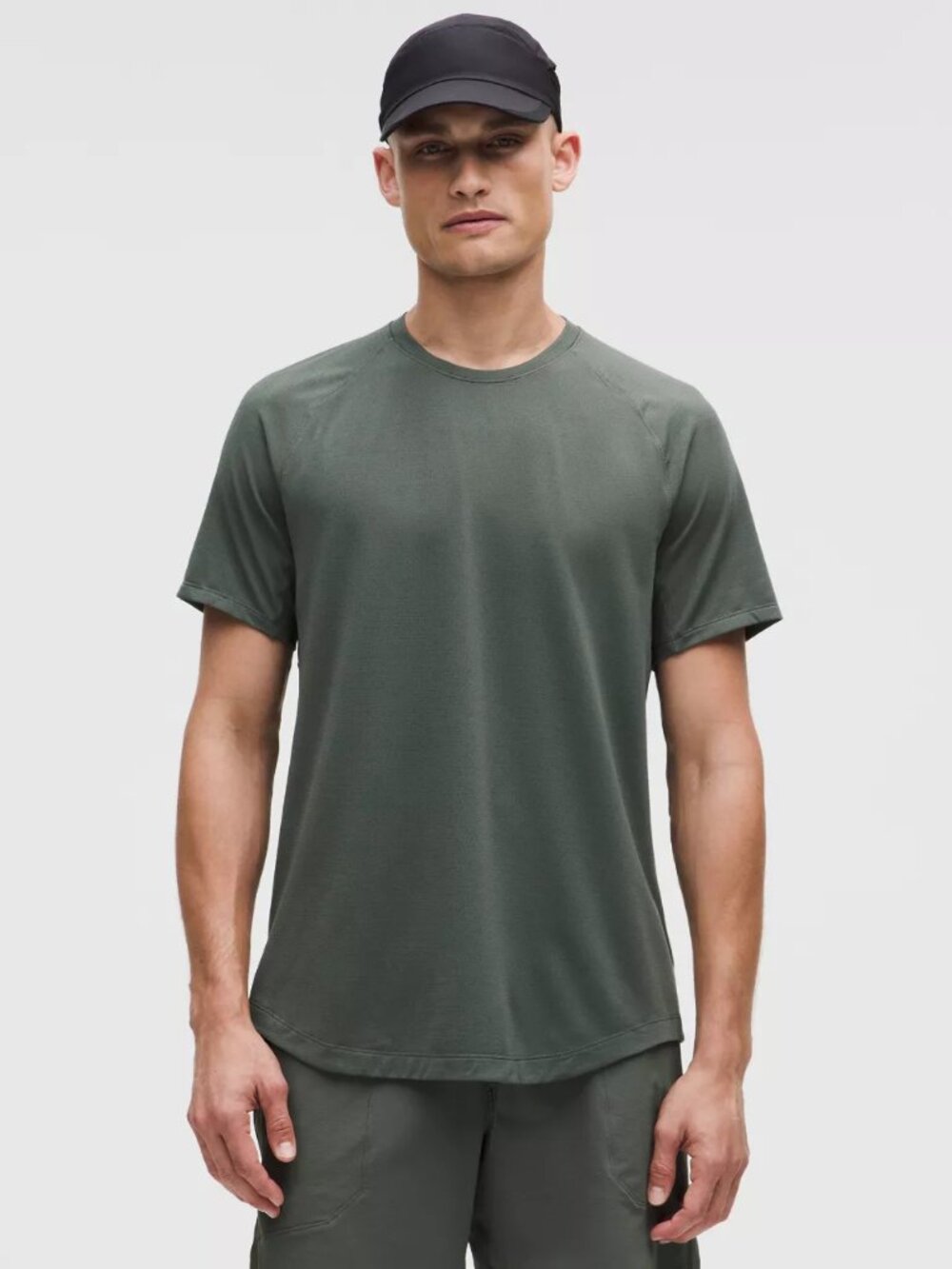 Lululemon Men's License to Train Short-Sleeve Shirt - Palm Deco